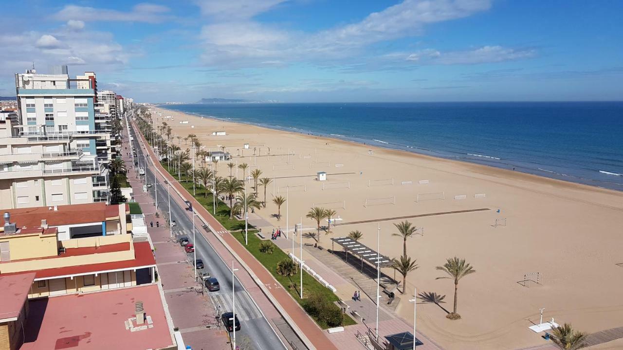 Preciosos Apartamentos Caracola En La Primera Linea De La Playa De Gandía Eksteriør billede